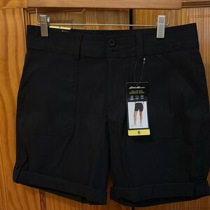 Eddie Bauer rolled hem Bermuda shirt Sz. 6, NWT